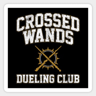 Crossed Wands Dueling Club Magnet